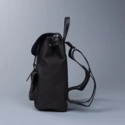 Croots X Frans Boone Dalby Canvas Drawstring Rucksack Black
