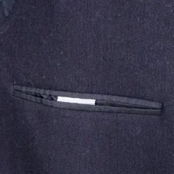 De Petrillo Benny Wool and Cashmere Jersey Jacket Blu Notte