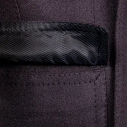 De Petrillo Cashmere Double Breasted Overcoat Navy per Frans Boone