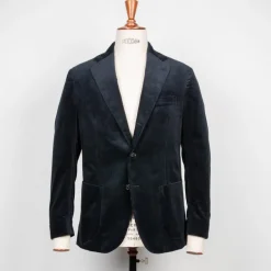 De Petrillo Posillipo Corduroy Jacket Blu Notte