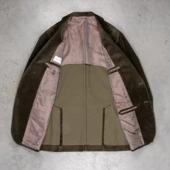 De Petrillo Posillipo Corduroy Jacket Verde Marcio Scuro