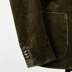 De Petrillo Posillipo Corduroy Jacket Verde Marcio Scuro
