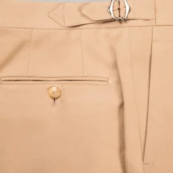 De Petrillo Posillipo Cotton and Linen Suit camel
