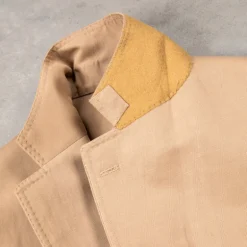 De Petrillo Posillipo Cotton and Linen Suit camel