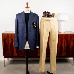 De Petrillo Posillipo Jacket Pure Silk Blue