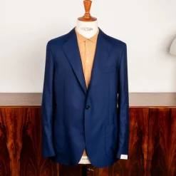 De Petrillo Posillipo Jacket Pure Cashmere Bluette