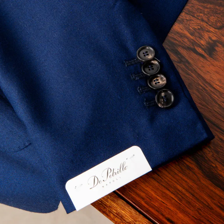 De Petrillo Posillipo Jacket Pure Cashmere Bluette