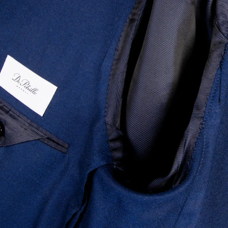 De Petrillo Posillipo Jacket Pure Cashmere Bluette