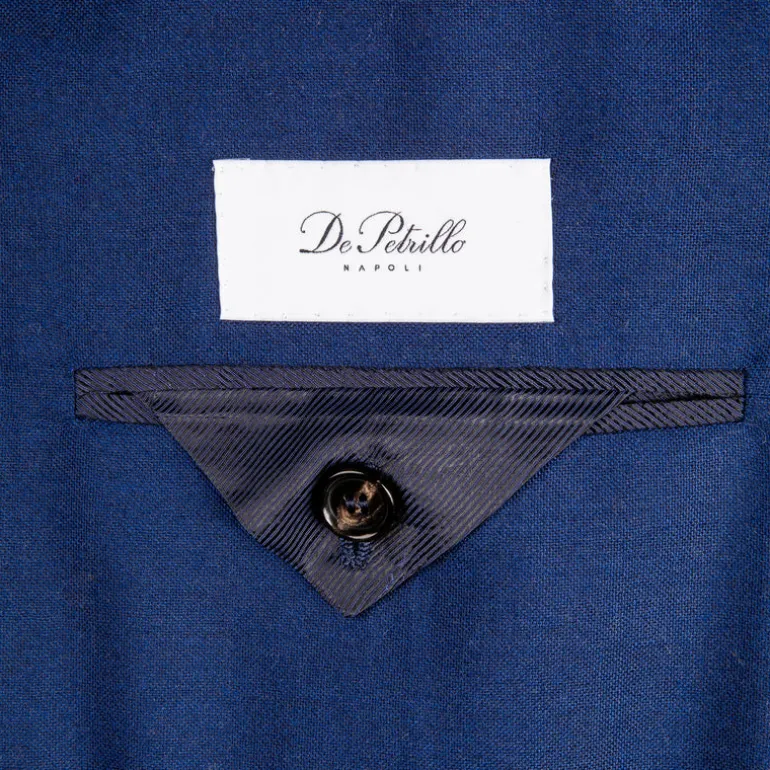De Petrillo Posillipo Jacket Pure Cashmere Bluette