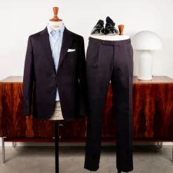 De Petrillo Posillipo Tasca in Tasca Jacket Byron Cotton Navy