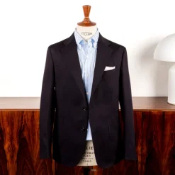 De Petrillo Posillipo Tasca in Tasca Jacket Byron Cotton Navy