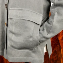 De Petrillo Shirt Jacket Hemp Canapa Grey