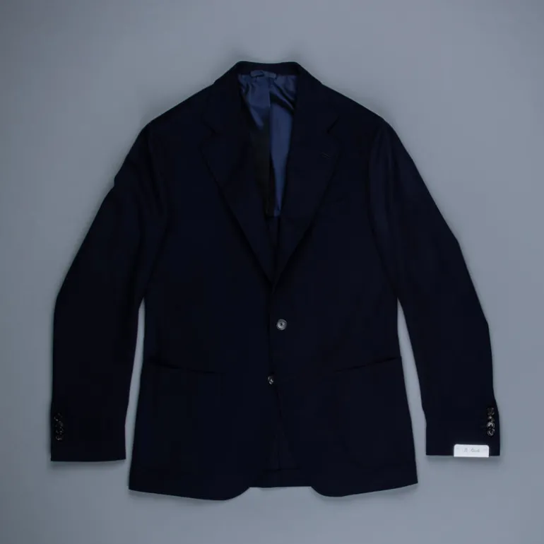 De Petrillo x Frans Boone Jacket Loro Piana Wish Navy Blu