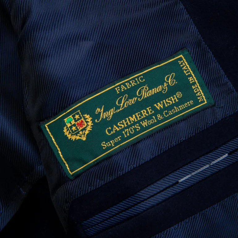 De Petrillo x Frans Boone Jacket Loro Piana Wish Navy Blu