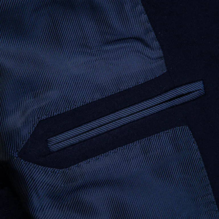 De Petrillo x Frans Boone Jacket Loro Piana Wish Navy Blu