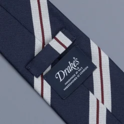 Drake's super repp Regimental tie Old Haberdashers