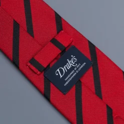 Drakes super repp Regimental tie Sommerville College