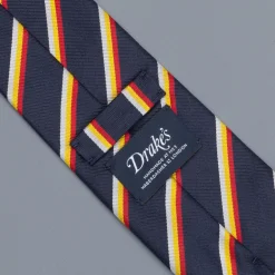 Drake's super repp Regimental tie 3rd Carabiniers Prince of Wales Dragoons