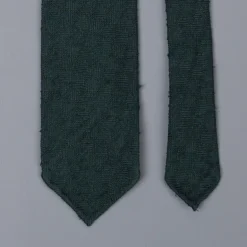 Drakes untipped basketweave tie in shantung silk Bottle