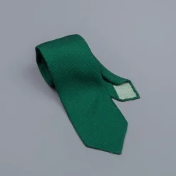 Drake´s untipped tie wool/cashmere/silk blend loden