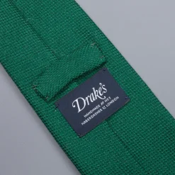 Drake´s untipped tie wool/cashmere/silk blend loden