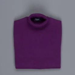 Drumohr Cashmere Dolcevita Turtleneck Dark Violet