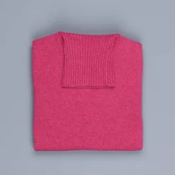 Drumohr Cashmere Dolcevita Turtleneck Amarena