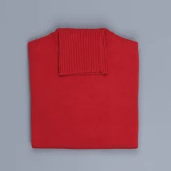 Drumohr Cashmere Dolcevita Turtleneck Mattone