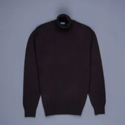 Drumohr Cashmere Dolcevita Turtleneck Marrone