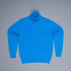 Drumohr Cashmere Dolcevita Turtleneck Turchese