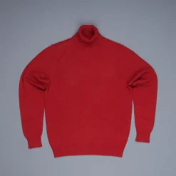 Drumohr Cashmere Dolcevita Turtleneck Mattone