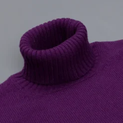 Drumohr Cashmere Dolcevita Turtleneck Dark Violet