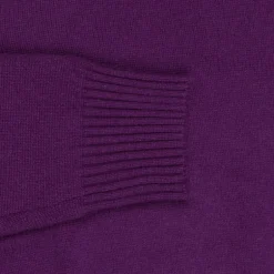 Drumohr Cashmere Dolcevita Turtleneck Dark Violet
