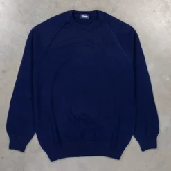 Drumohr Cashmere Felpa Blu