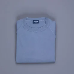 Drumohr Cashmere Felpa Grigio Blu