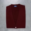 Drumohr Cashmere Gillet con Bottoni Bordo