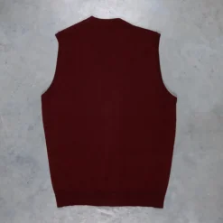 Drumohr Cashmere Gillet con Bottoni Bordo