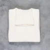 Drumohr Cashmere Tre Fili Dolcevita Bianco Sporco