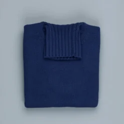 Drumohr Cashmere Tre Fili Dolcevita Navy Americana