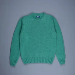Drumohr Cashmere Tre Fili Girocollo Verde Salvia
