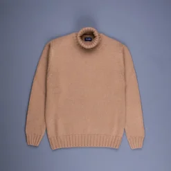 Drumohr Cashmere Tre Fili Dolcevita Camello