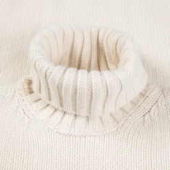 Drumohr Cashmere Tre Fili Dolcevita Bianco Sporco