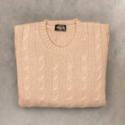 Drumohr Cashmere Treccia Crew Neck Corda