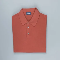 Drumohr Cotton Cashmere ML Polo Ramato