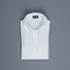Drumohr Crepe Cotton MC Polo Bianco