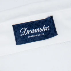 Drumohr Crepe Cotton MC Polo Bianco