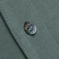 Drumohr Crepe Cotton ML Polo Verde Marcio