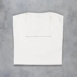 Drumohr Luxury 30G Cashmere Roll Neck Bianco Garza