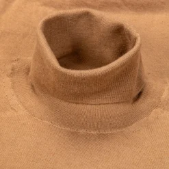 Drumohr Luxury 30G Cashmere Roll Neck Camello