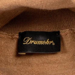 Drumohr Luxury 30G Cashmere Roll Neck Camello